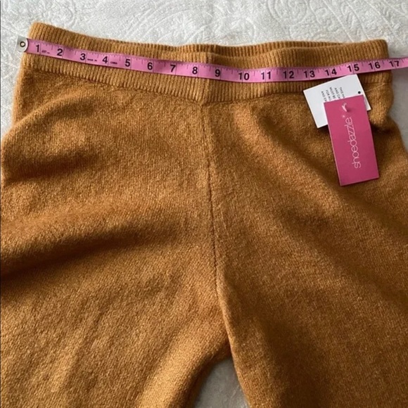 NWT Camel Wide Leg Soft Knit Pants - Picture 5 of 13